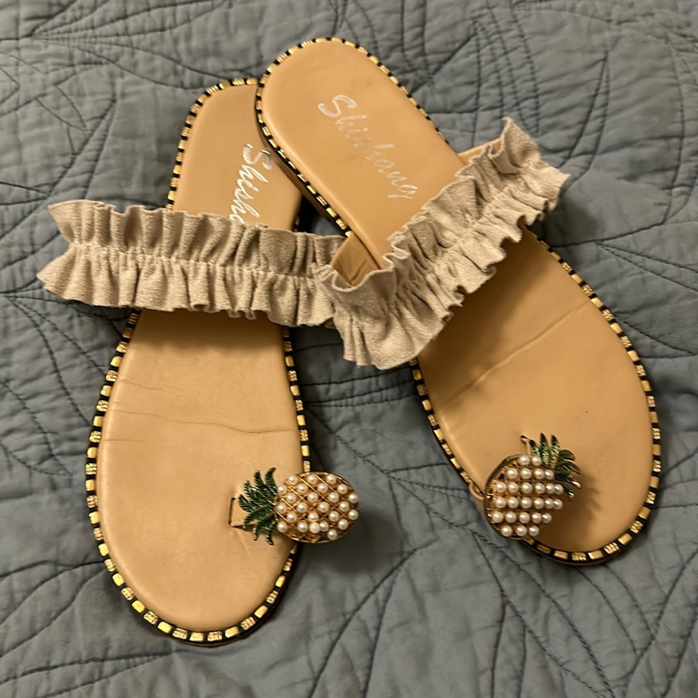 SUPER cute Pineapple Samdals